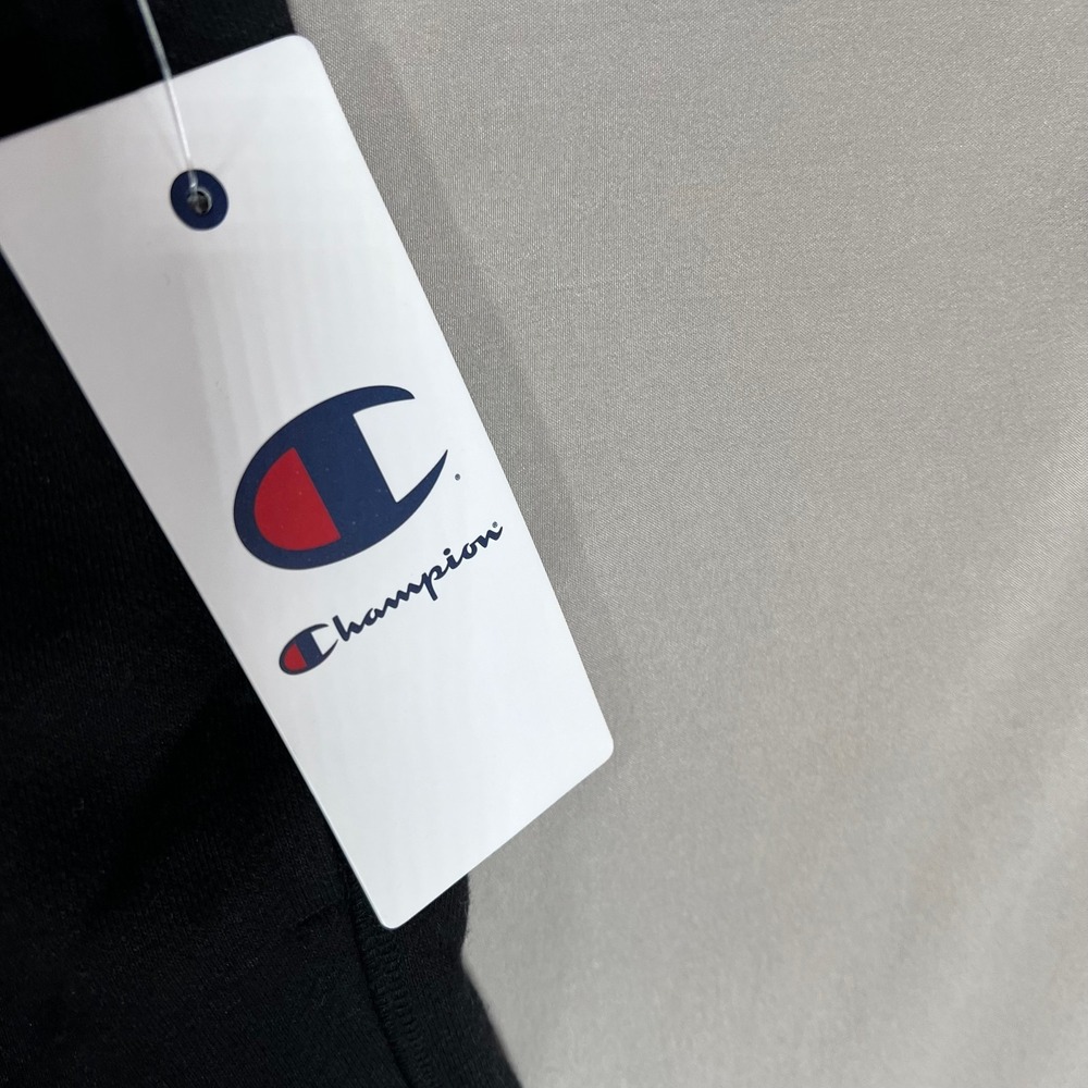 NEW Champion Shorts Mens Extra Extra Large (XXL) Black Jersey Drawstring Pockets - Picture 3 of 9
